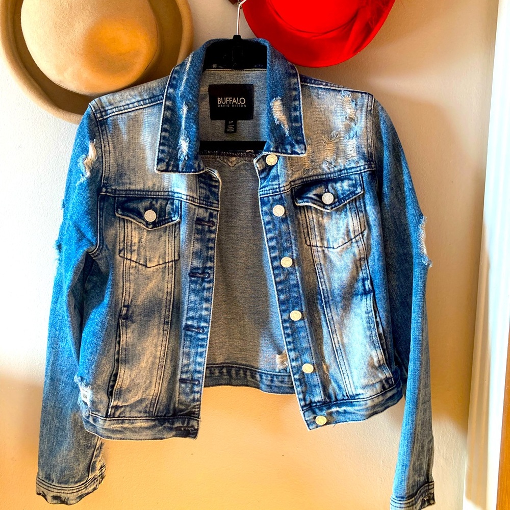 Buffalo distressed jean jacket